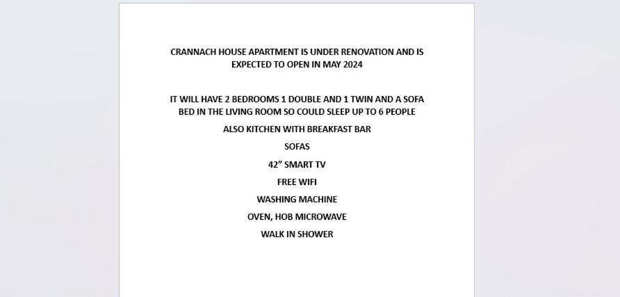 Crannach House Apartment Ballater Dış mekan fotoğraf